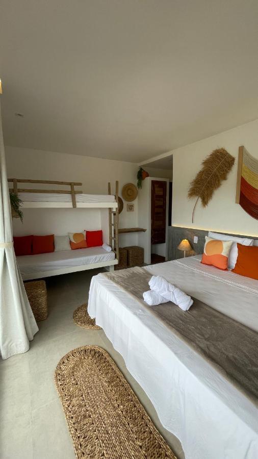 Piticcaia Lodge - Casa pé na areia, Frente mar - PREÁ Esterno foto