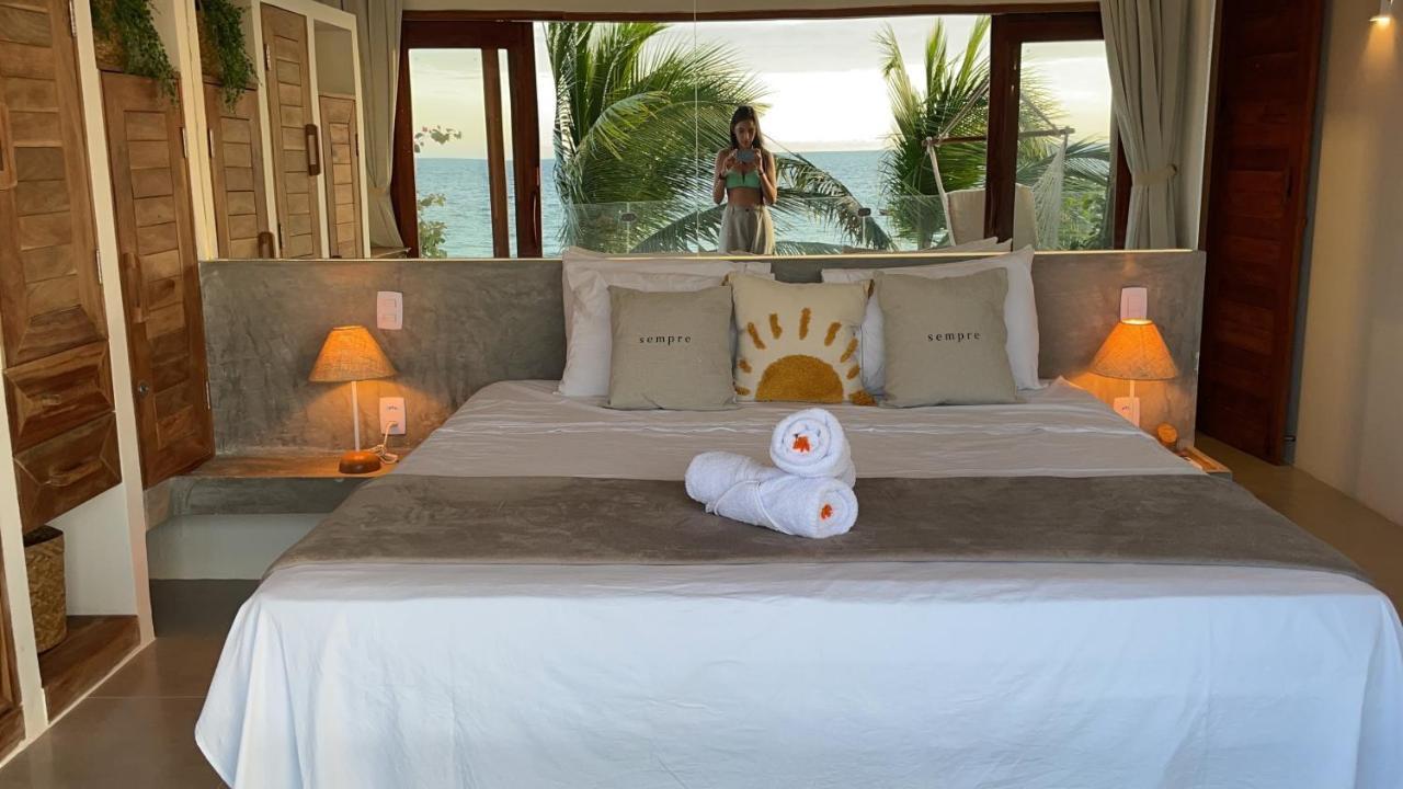 Piticcaia Lodge - Casa pé na areia, Frente mar - PREÁ Esterno foto